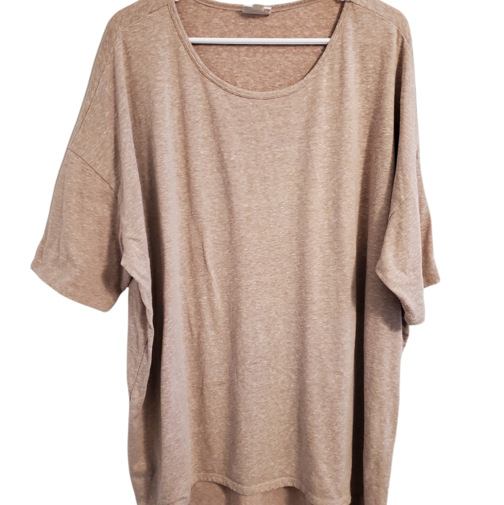 Lularoe 3XL Simply Comfortable T Shirt or Shirt Dress in Blush Pink